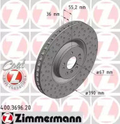 Bromsskiva ZIMMERMANN 400.3696.20