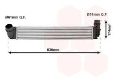 Intercooler för Renault Megane version: 2.0 / 1.9 DCI från 2009 till 2015