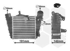 Intercooler för Seat Ibiza version: 1.8 / 1.4 TDi / 1.9 TDi från 2002 till 2008