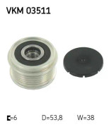 Frihjulskoppling, generator SKF VKM 03511