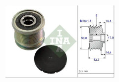 INA avtagbar remskiva 8G 535011110
