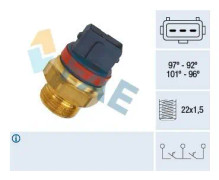 Temperaturswitch, kylarfläkt - citroën, fiat, lancia, peugeot - OE 02T 311 206 C, 02T 311 206 E, 02T 311 206 F