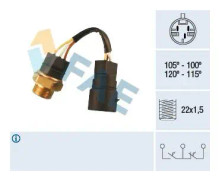 Temperaturswitch, kylarfläkt - opel combo skåp/stor limousine, corsa b, corsa b skåp/halvkombi, tigra - OE 1846201, 1984.F4, 90482428