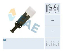 Bromsljuskontakt - mitsubishi, nissan, opel, renault, smart, vauxhall - OE 06 36 800, 09112452, 093171423