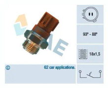 Temperaturswitch, kylarfläkt - honda, rover - OE 16 109 302 80, 16 142 811 80, 37760-P00-003