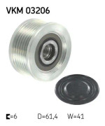 Frihjulskoppling, generator - alfa romeo, fiat, lancia, opel, saab, suzuki, vauxhall - OE 12 04 413, 31171-79J00, 93 182 514