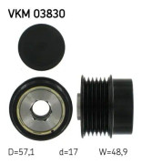 Frihjulskoppling, generator - chrysler, dodge, fiat, jeep, lancia