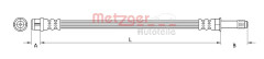 Bromsslang METZGER 4110448
