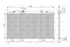 Kylare, motorkylning - mazda 6 hatchback, 6 sedan, 6 station wagon - OE RF5C15200, RF5C-15-200, RF5C15200A