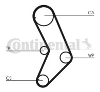 Kamrem - fiat, lancia - OE 46526291, 46736500, 71719652