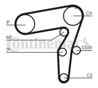 Kamrem - alfa romeo, citroën, fiat, lancia - OE 46426983, 46426983/60814603, 464269830