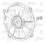 Valeo 696091 Fläkt, motorkylning