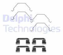 Monteringssats, bromsbelägg DELPHI LX0375