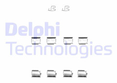 Monteringssats, bromsbelägg DELPHI LX0343