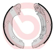 Bromsbackar, sats, Bakaxel - citroën, fiat, peugeot - OE 4241L2, 77362286, 9949490