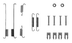 Tillbehörssats, bromsbackar, Bakaxel - fiat, ford, lancia - OE 1111843, 9945976, 9945977