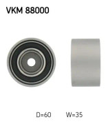 Styrrulle, kamrem, Vänster undre, Vänster övre Skf VKM 88000 - subaru - OE 13073-AA081, 13073-AA082, 13073-AA140