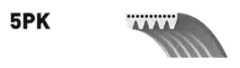Drivrem - audi, fiat, ford usa, mazda, mitsubishi, toyota, vw - OE 07K145933E, 7621046, 90916-02191