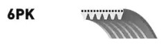 Drivrem - daimler, dodge, hyundai, jaguar, jeep, mazda, mercedes-benz - OE 0019937896, 0119937896, 0119978692