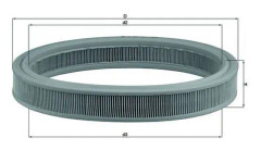 Luftfilter MAHLE ORIGINAL LX 332