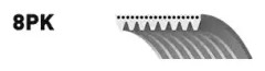 Drivrem - mazda 3, 3 sedan, 5, 6 hatchback, 6 sedan, 6 station wagon - OE 1702604, RF5D-15-909, RF7L-15-909