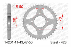 Drev AFAM 14201-48