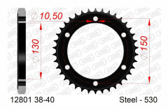 AFAM krona 38 tänder stålpitch 530 typ 12801 Yamaha