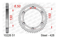 Afam ståldrev typ 10117 #Pitch 428 Honda XL 125 R 97-01