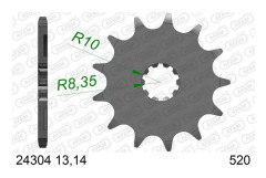 AFAM drev 13 ståltänder typ 24304 stigning 520 KAWASAKI KX 250 F