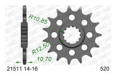 Afam Steel Kedjehjul Typ 21511 PAS 520 Racing Yamaha YF R6 06-14