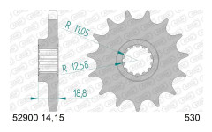 AFAM drev 15 ståltänder typ 52900 stigning 530 DUCATI 1200 Multistrada