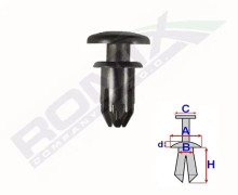 ROMIX C70458 Clipssats, karosseri