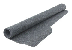 stammatta 130 x 110 cm filt svart