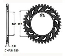 SUNSTAR 1-3430-40 Drev