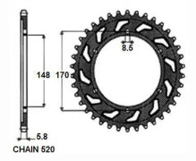 SUNSTAR 1-3667-42 Drev