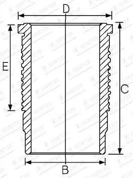 GOETZE ENGINE 14-673200-00 Cylinderfoder