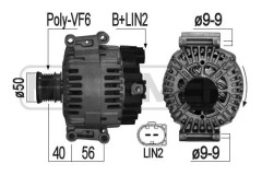 Generator - mercedes-benz - OE 014 154 11 02, A 014 154 11 02, A14 154 11 02