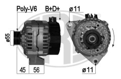 Generator - citroën, fiat, lancia, mercedes-benz, peugeot - OE 0 0 915 476 02 80, 009 154 76 02, 5705 S2