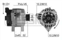 Generator - citroën, fiat, lancia, peugeot - OE 5705 2B, 5705 2C, 5705 4U