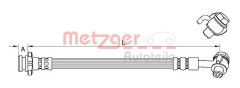Bromsslang METZGER 4111585