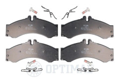 Bromsbeläggsats, Framaxel, Bakaxel - mercedes-benz, vw - OE 0004237110, 0024204120, 0024204220