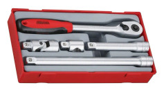 Tengtools Spärrhandtagssats 1/2" 5-delar