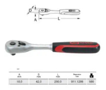 KS Tools 911.1200, Krom-vanadium-stål, 45 stk, DIN 3120, ISO 1174, DIN 3122, ISO 3315, 1 stk, 580 g