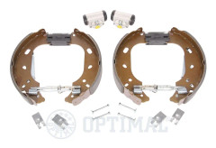 Bromsbackar, sats, Bakaxel - opel astra h - OE 1605224, 93195331