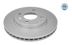 Bromsskiva Ventilerad, Framaxel Meyle 615 521 0033/PD - opel karl, vauxhall viva - OE 13584676, 5 69 130, 95526469
