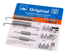 Tillbehörssats, bromsbackar, parkeringsbroms, Bakaxel - volvo s60 i, s80 i, s80 ii, v70 ii, xc70 cross country i