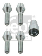 Set med 4 st stöldskyddsskruvar för bilhjul, koniska 12x1,25x30 Febi 27052