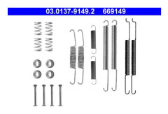Tillbehörssats, bromsbackar, Bakaxel, Bak - seat, skoda, vw - OE 1J0 698 545, 3A0 698 545