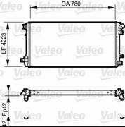 Kylare, motorkylning - nissan, opel, renault - OE 7701066109