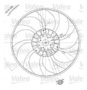 Fläkt, kylare - opel, renault, vauxhall - OE 4403573, 4415731, 4500849